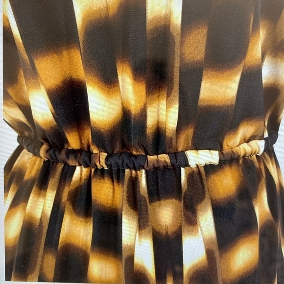 Calvin Klein Dress Womens 4 pull over Office Career Travel animal print slinky - Picture 8 of 12